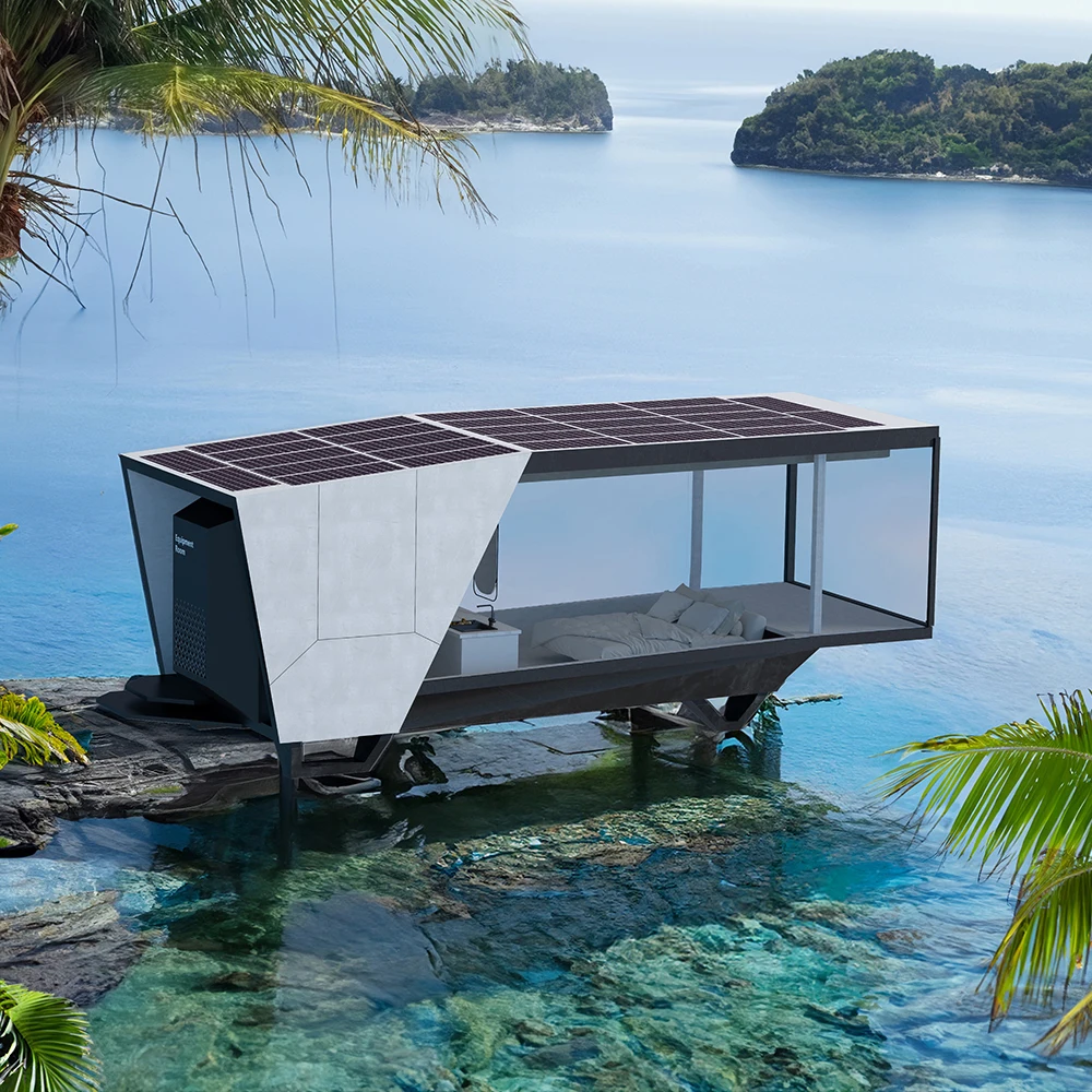 Smart Tiny Capsule House Home Mobile Cabin Houses Two Bedrooms Space Capsule House With Kitchen
