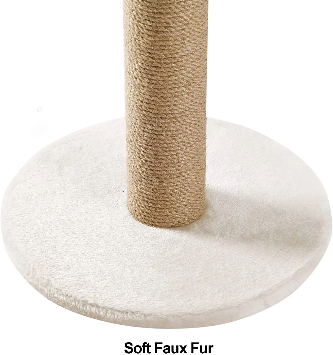 Small Cat Scratching Posts Kitty Coconut Tree-Cat Scratch Post for Cats and Kittens Plush and Sisal Scratch Post