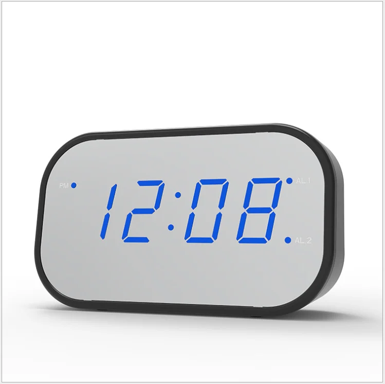 
KT597- 2020 New Arrival multifunctional smart LED mirror mini sunrise digital wake up table wholesale alarm clock for sale 