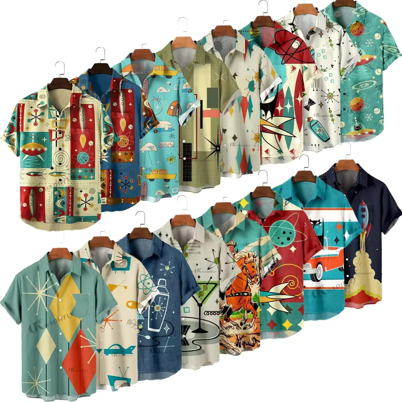 Mens Short Sleeve Summer Tropical Hawaii Beach Wear Casual Floral Shirts