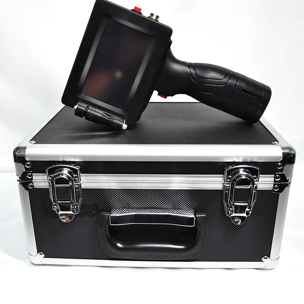 Handheld inkjet cartridge to print on label of bottle box ,high adhesion printer machine