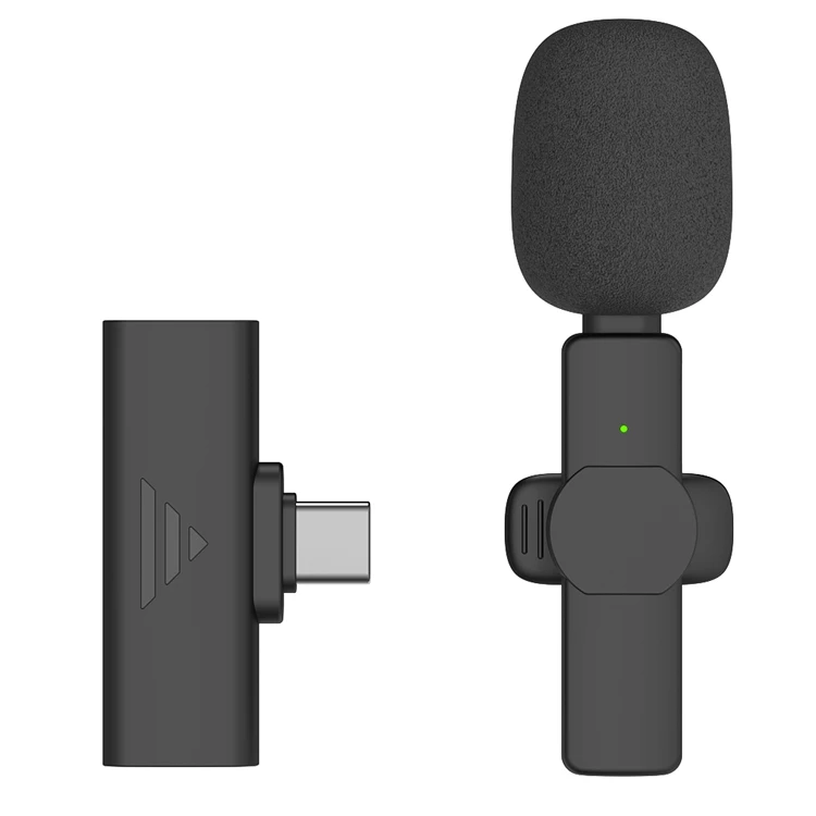 Video interview recording online class microphone mobile phone live shooting wireless lavalier microphone