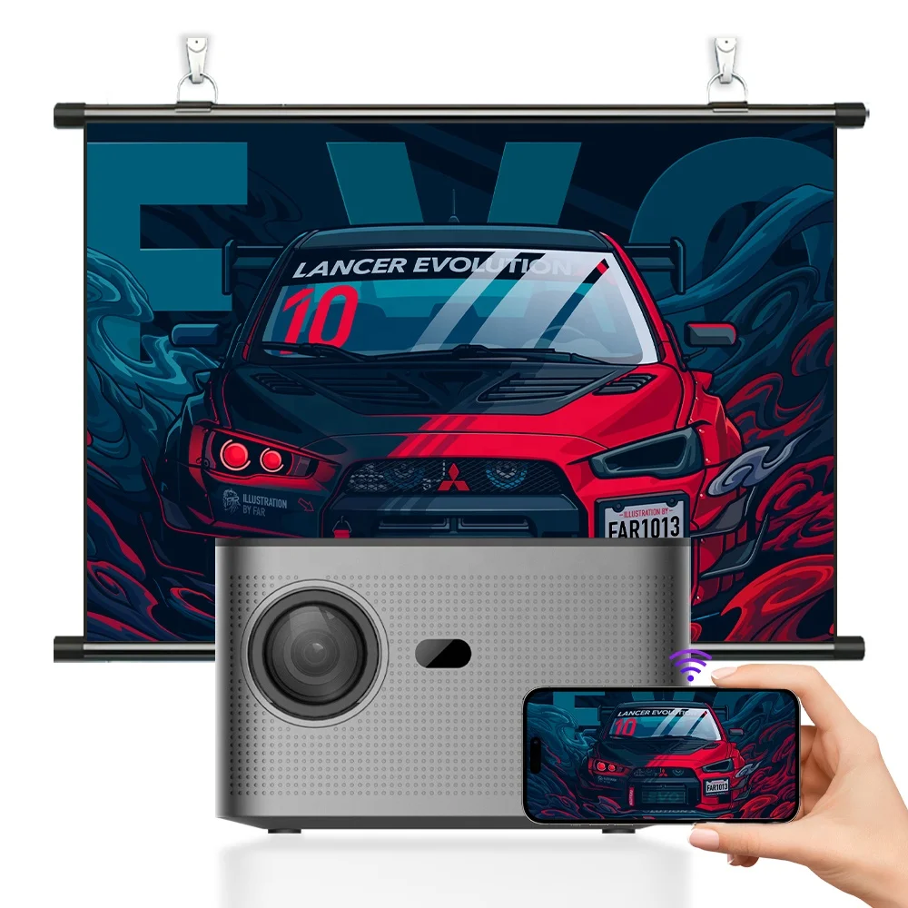 2023, Прямая поставка с завода, 4K HD проектор HY350 Android 11 LCD 1080P 300Ansi LM Портативный проектор для домашнего кинотеатра HY350