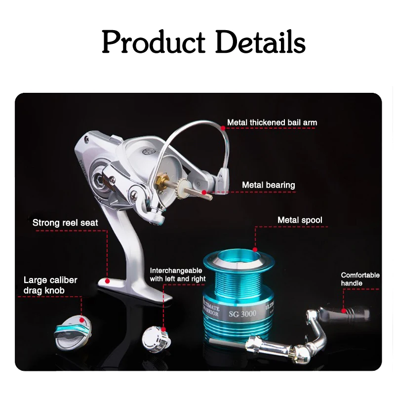 RYOBI RANMI Best Brand 4000 Fishing Reels Baitcasting Reels Saltwater Fishing Reels