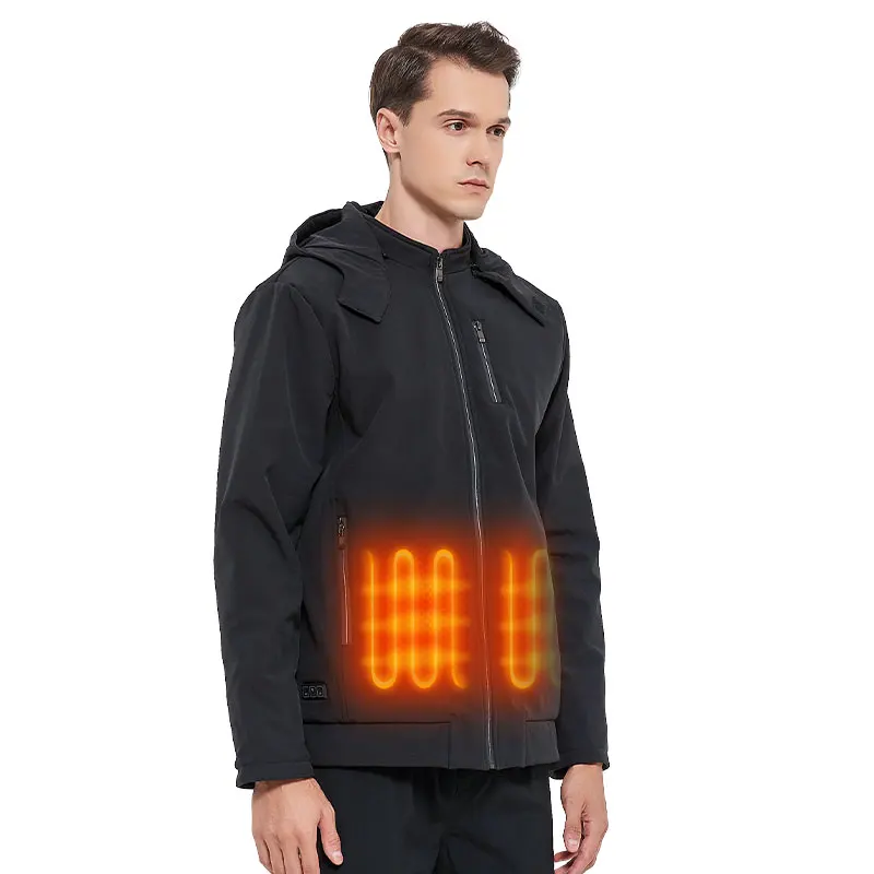 2024 new model Winter Waterproof USB Rechargeable Smart Electrics Heated Clothes Heated Jacket for men