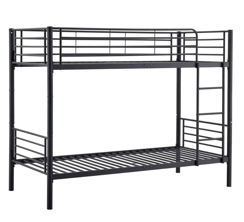 Cheap bunk bed metal manufacturer double full size bunk beds with stairs for kids