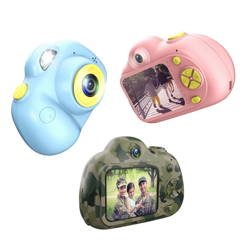 
Factory Hot Sales Shockproof Face Recognition Auto Focus Cartoon Kids Camera 