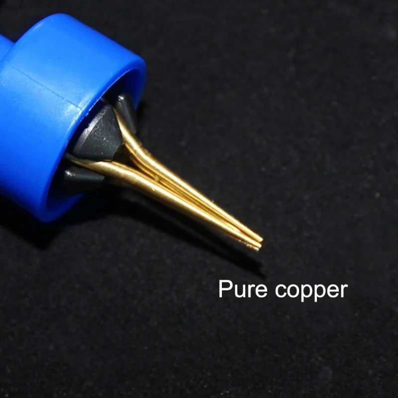 Fishing Baits Copper Clip Lightweight Fishing Lures Earthworm Bloodworm Clip Quick Tying Helper With Rubber Band