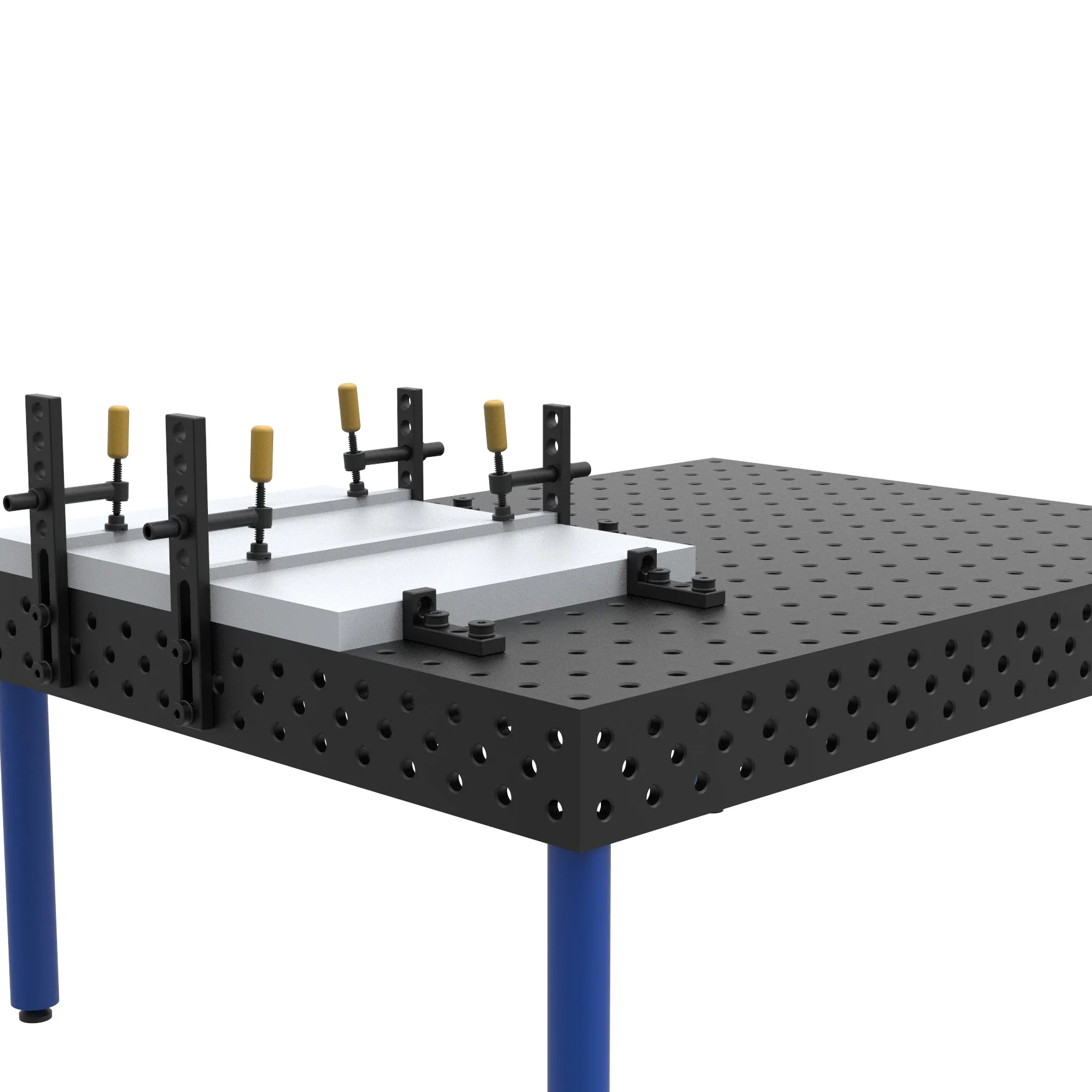 Precision cast iron welding table 3D adjustable fixture welding table