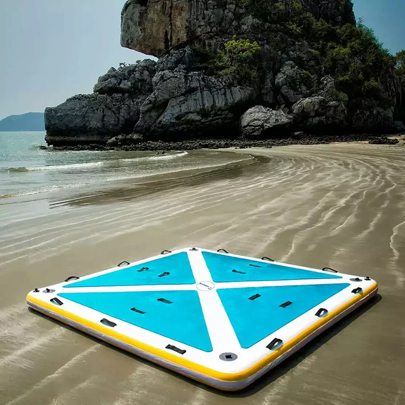 Inflatable Deck Water Raft and inflatable platform with Multishape