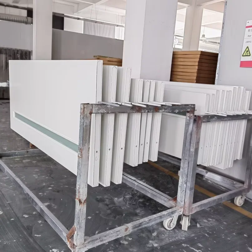 Full WPC Door painting waterproof easy be cleaned Interior Polymer Doors Painting Doors