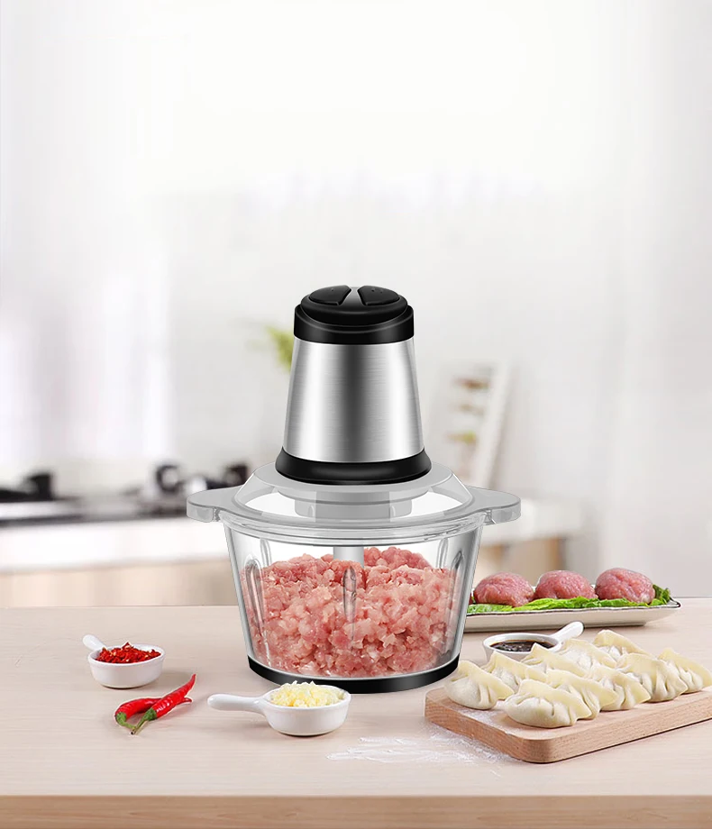  Мясорубка стеклянная мини машина для резки мяса электрическая мясорубка