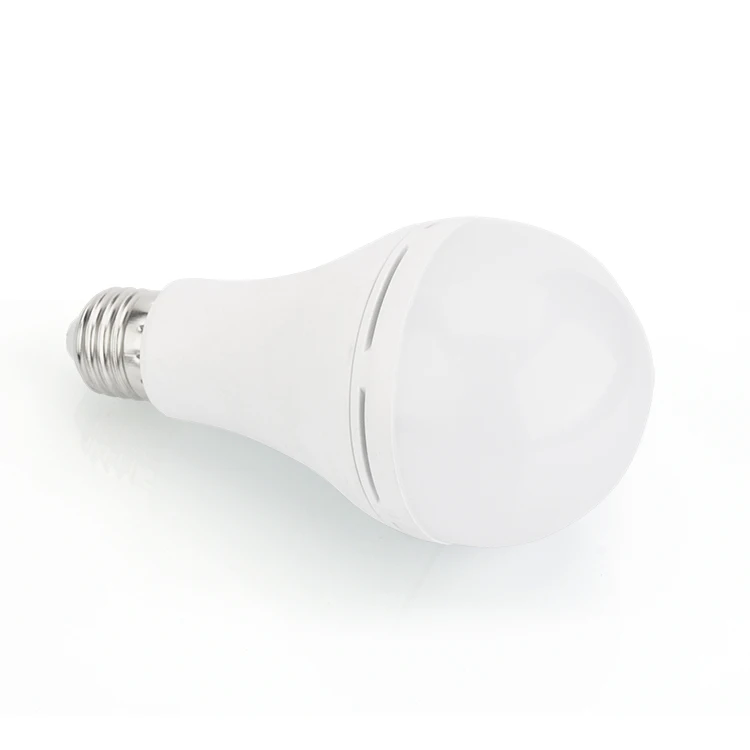 Led emergency bulb with battery rechargeable bulb 9W screw household bulbs led light