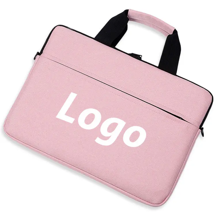 Promotional Custom Logo Shoulder Covers Laptop Sleeve Bag Briefcase Computer Business Laptop Messenger Bag for Men and Women