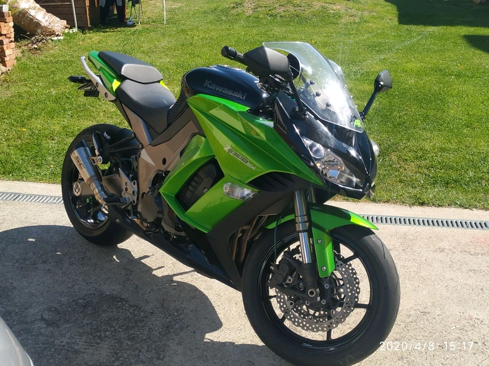 Китайский 304SS выхлопной трубы для велосипеда мотоцикла средней длины Kawasaki Z1000 Z1000SX 2007 ~ 2020
