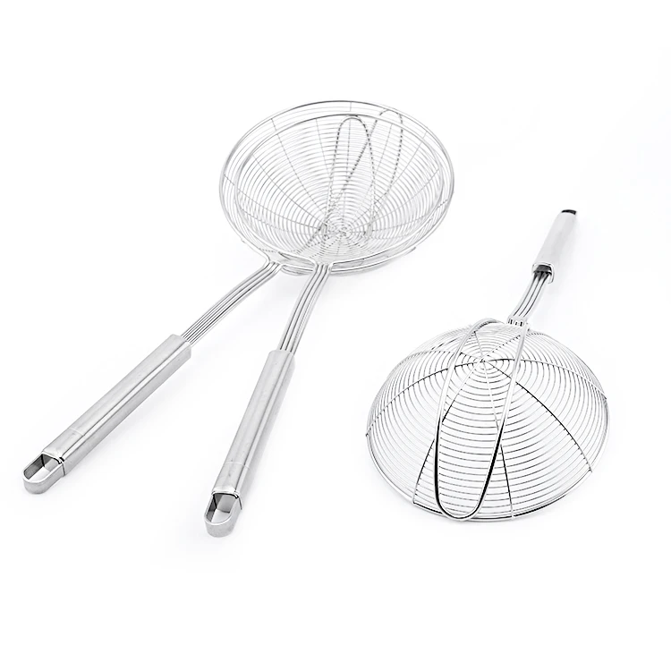 Твердый ситечко из нержавеющей стали для приготовления пищи и жарки