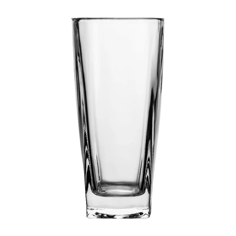 280 мл сделанный вручную прозрачный стеклянный стакан с логотипом Highball для сока и воды