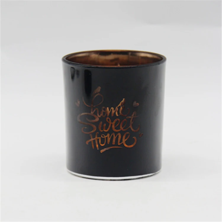 
New 2019 rose gold candle holder glass holder for candle 