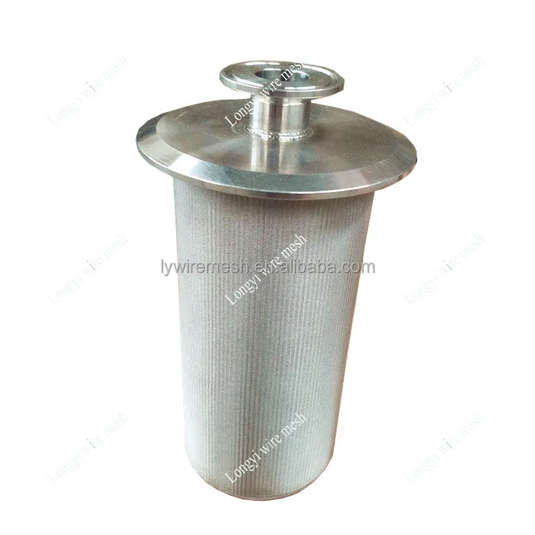 stainless steel filter cartridge 20 micron sintered 316 316L Material filter