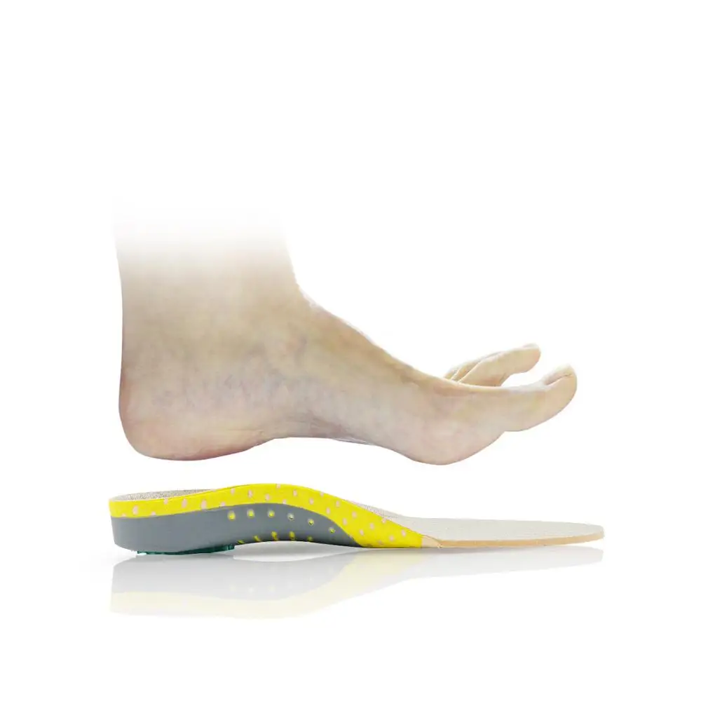PVC Orthopedic Insoles Orthotic Flatfoot Health Soles Pad for Shoes Insert Arch Support Pads for Plantar Fasciitis Foot Insoles