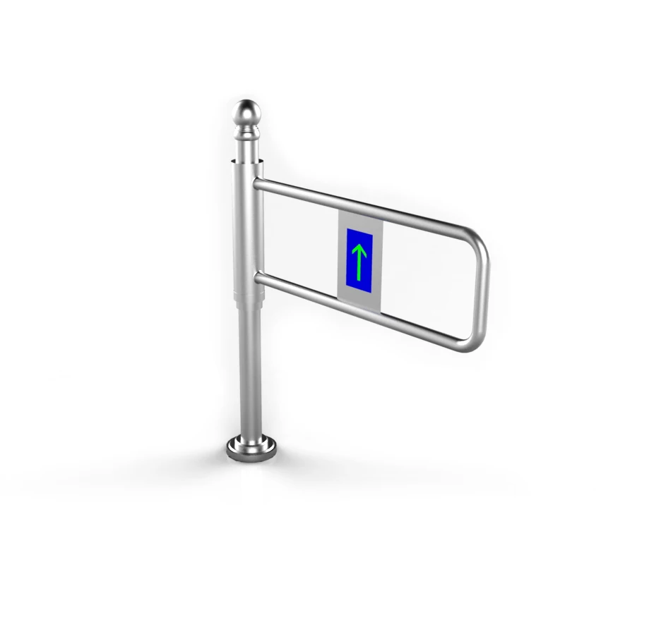 Заводская цена, ручной односторонний защитный ворот, поворотный турникет, барьер