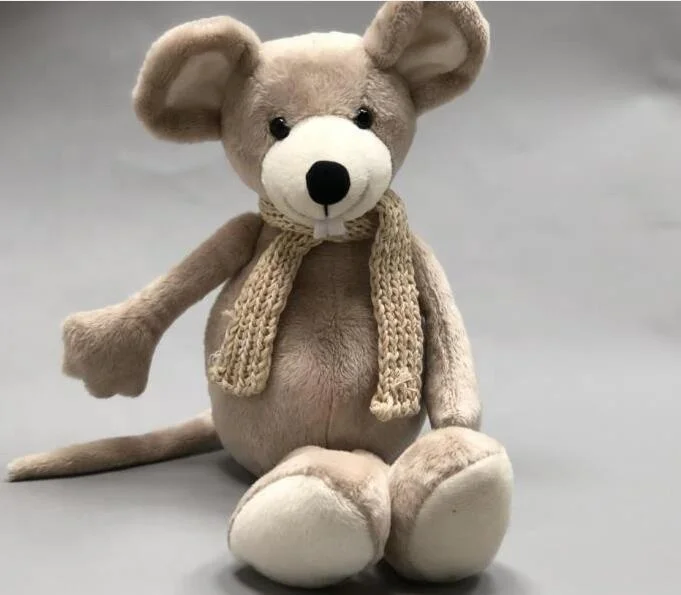 Plush Velvet Mouse Toys Mascot Baby Mouse Gift Customize Grey Hot Selling Cute Soft Cartoon Unisex Brown Micky Mouse 2022