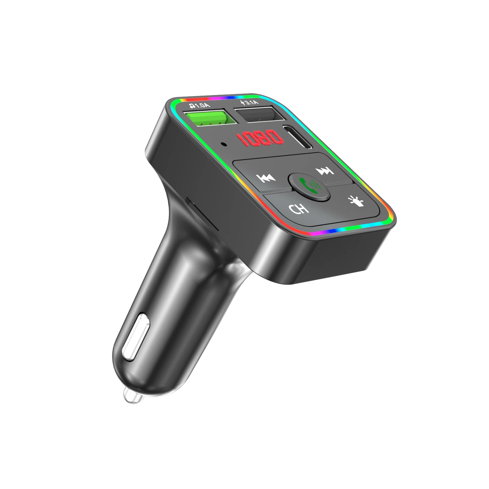 Automotive accessories dual USB3.1A PD mobile phone charger Car Bluetooth MP3 player FM transmitter