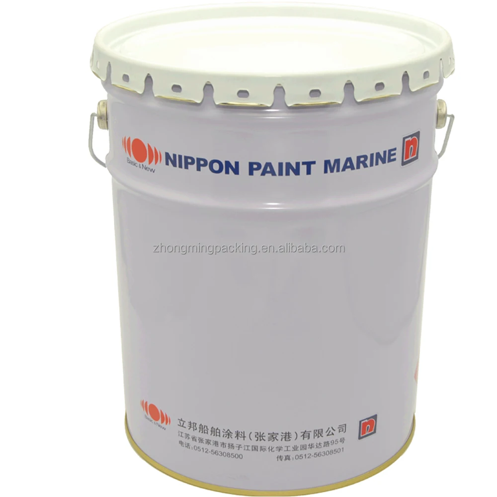 5 Gallon steel bucket/ tin can/drum with lid and handle for oil, water, paint and other chemical