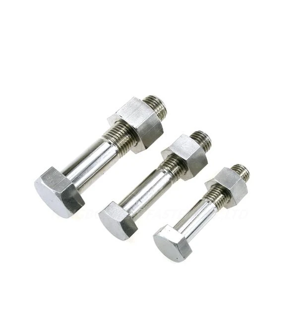 DIN 931 DIN 933 Factory Price Stainless Steel 304 316 Hex Bolts
