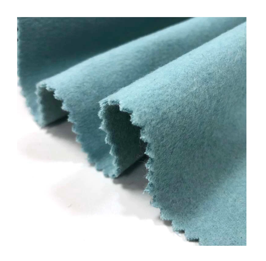 Heavy Weight High Quality Low Price plain 50% Wool Melton Fabric for Coat Suit Woven