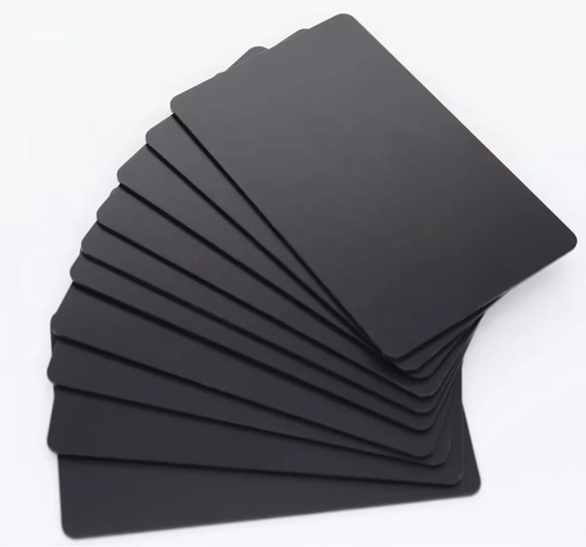 Печатная черная белая карта NFC с матовой поверхностью Ecoding чип смарт-карта