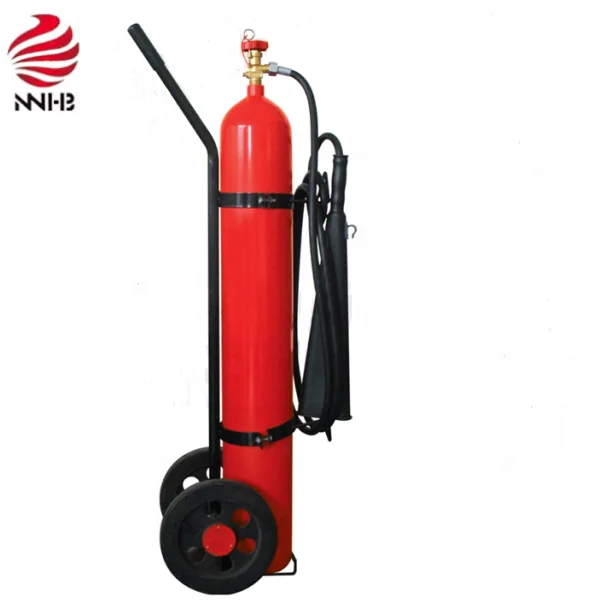 10kg CO2 Trolley Fire Extinguisher EN1866-1 Wheeled Fire Stop for Building Fire Protection