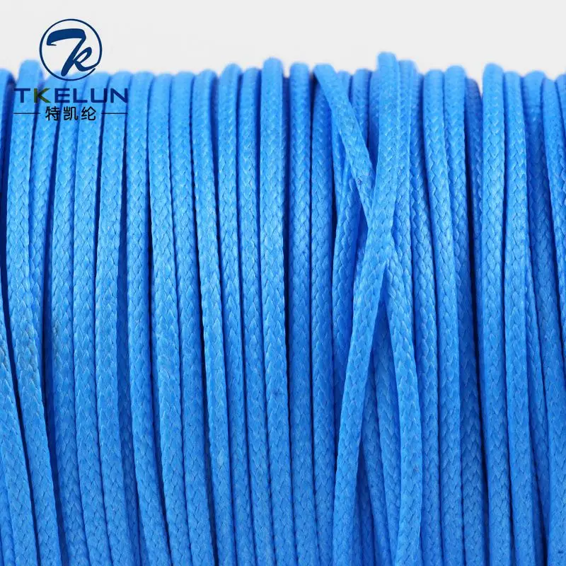 Nylon /Polyester Material Optional 2mm Braided Cord Uhmwpe Wakeboard Rope t &t Tent Rope