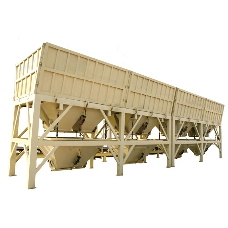PLD1200 Four Hopper Type Concrete Batching Plant Used for Block Making Production Line PLD 2400 Liter