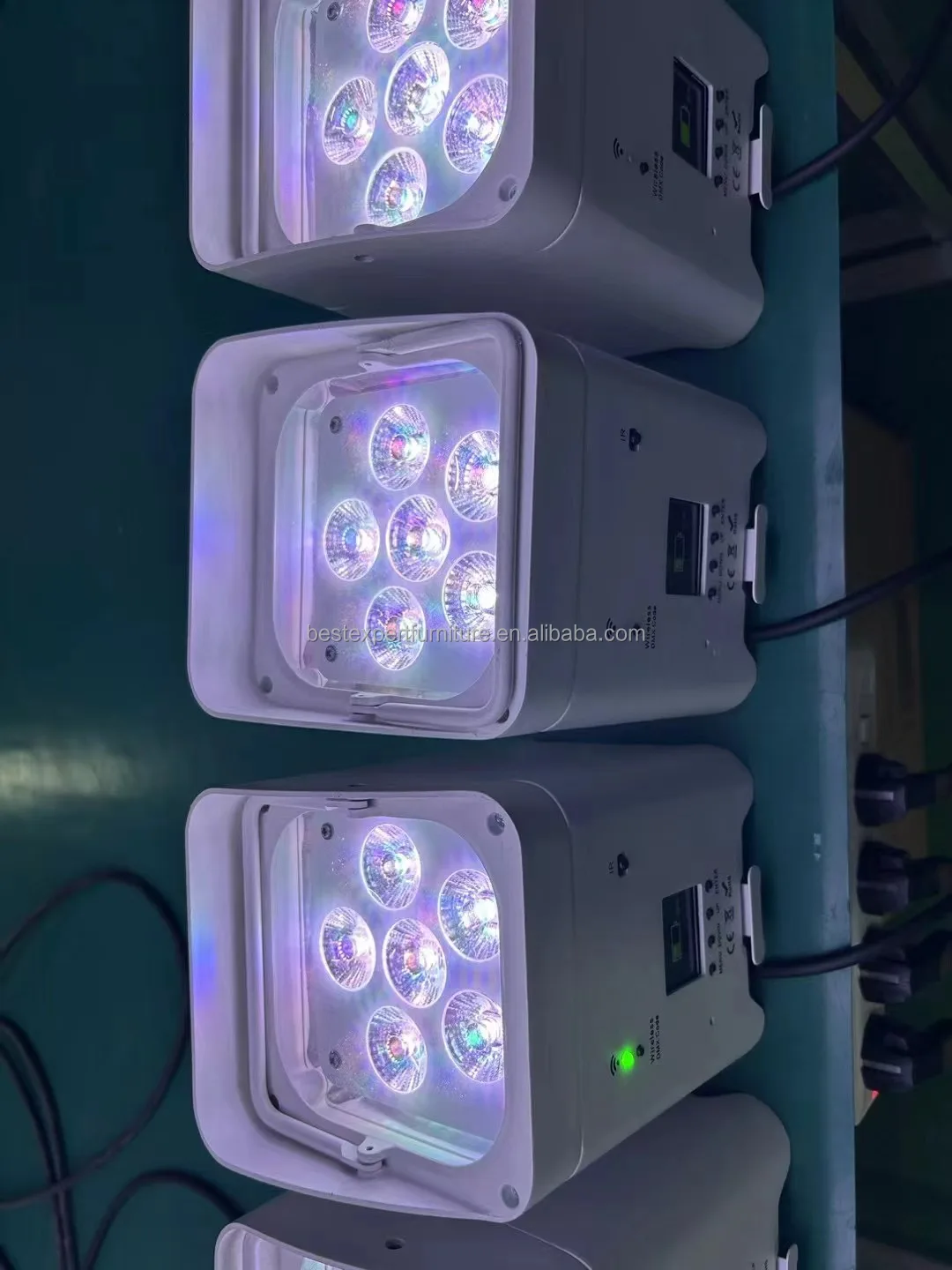 Беспроводное управление DMX 6*18 Вт RGBWA UV 6 в 1 с батарейным питанием светодиодный светильник для свадьбы диджейская вечеринка