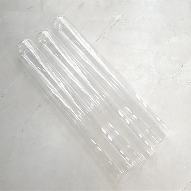 Custom Design 3,3 high tube borosilicate glass transparent tube
