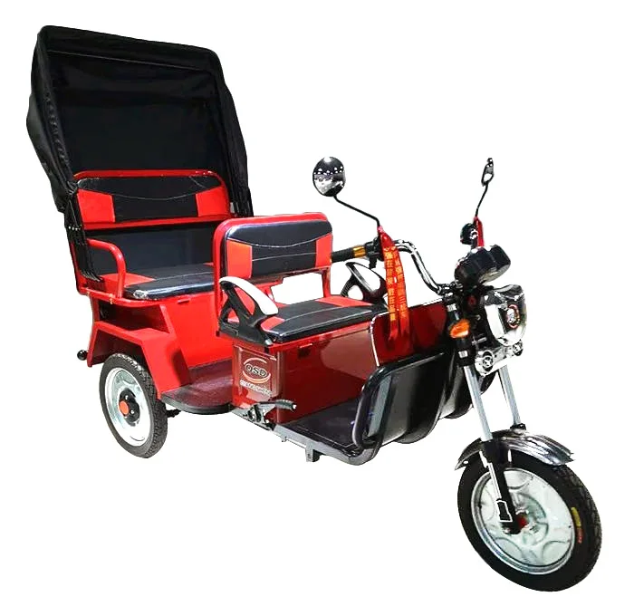 Hot Sale Three Wheel Best Quality Motor Cycle Tricycle Open Electric Bike Tuk Tuk Bajaj Rickshaw For Passenger