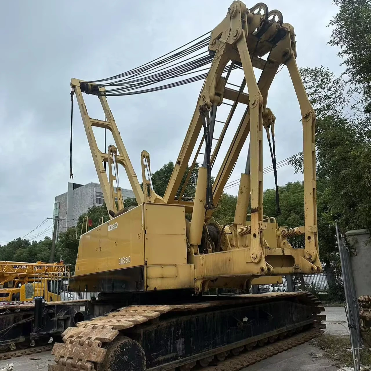 2008 Year Excellent Working condition Cranes Used 250 TON Kobelco CKE2500 2500 Crawler Crane in Stock