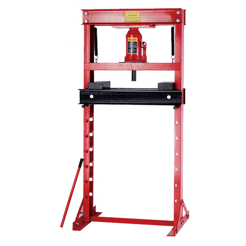 Fast Ship Hydraulic shop press 12Ton red without gauge