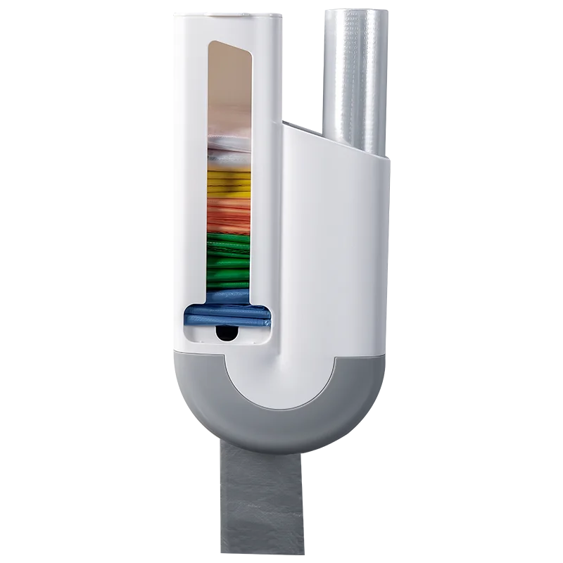 
3 in 1 Plastic Garbage Bag Holder Kitchen Hanging Drawer Storage Rack Cabinet Trash Rack 