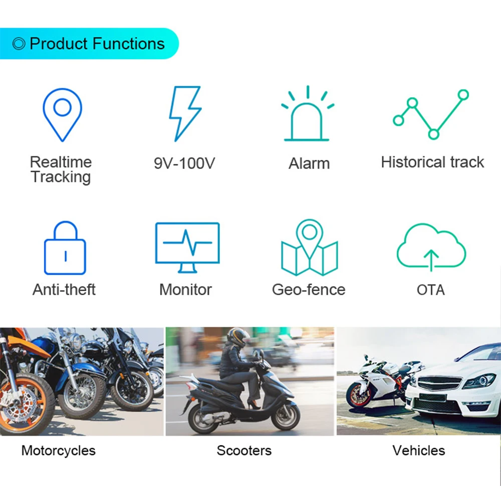 Pengsent FM06E 4G Mini Hidden Engine Cut Off Vehicle GPS Locator Car Tracker Motorcycle Gps With Tracking Software