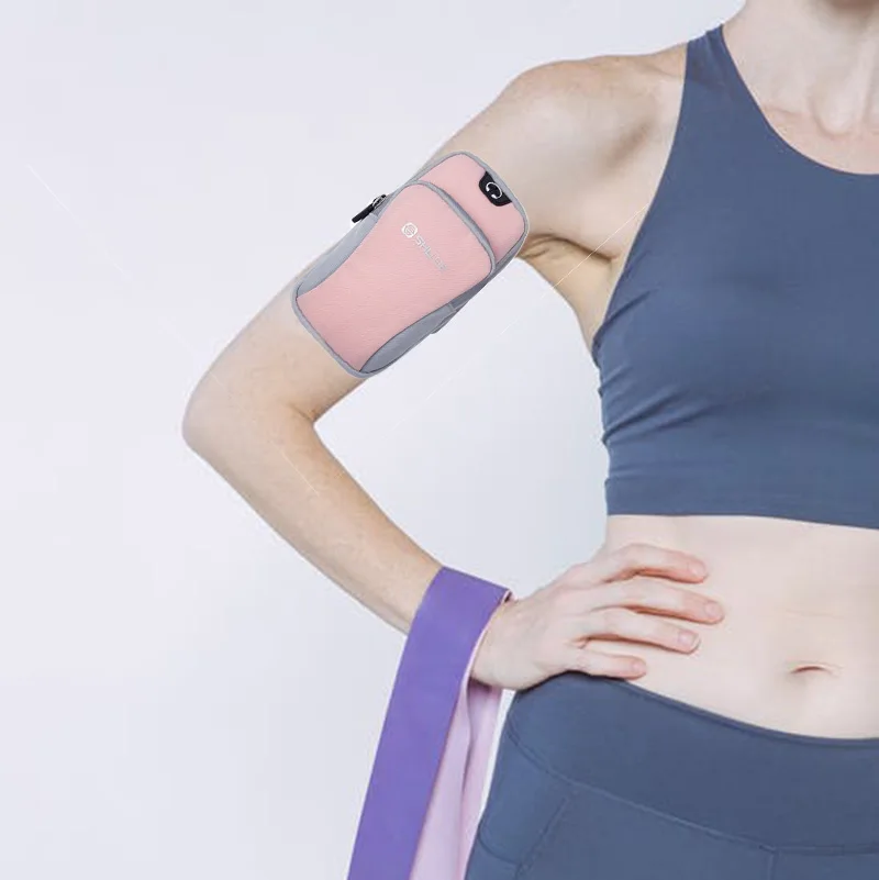 Customized outdoor sports waterproof arm Bag Fashion Yoga Fitness mobile phone storage bag large capacity diagonal shoulder bag