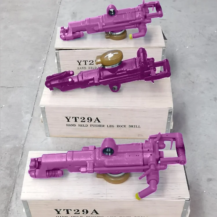 Air Leg Rock Drill YT29 Hand Held Jack Hammer Mining Portable Pneumatic Rock Drill Machine