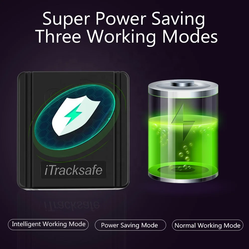 iTracksafe 10000mah best 4g lte mini longlife battery wireless gps car tracker