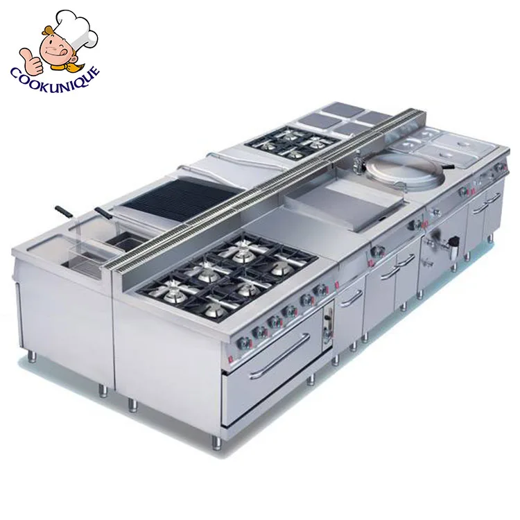 
 Полный набор, коммерческое кухонное оборудование, машина для приготовления пищи в ресторанах  