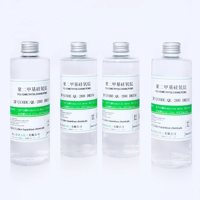 Chemical factory produces colorless and odorless polydimethylsiloxane as chemical additives coating auxiliary agent