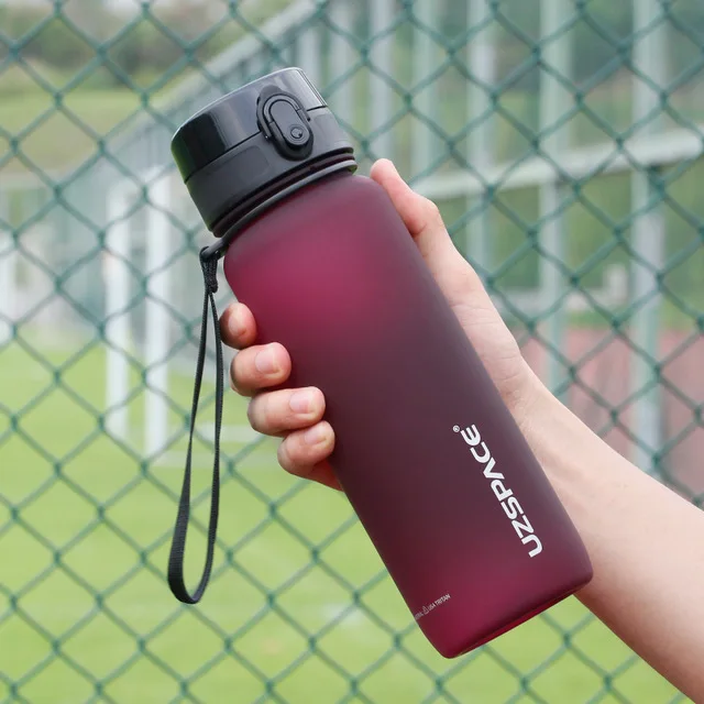 800ml UZPACE Drinking Bottle,Fast Flow Swing Top Sports Flask ideal for Running, Cycling, Hiking | BPA Free Plastic  bottle
