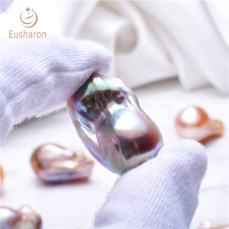 
Farm Directly Supply Dazzling 20-30mm AAA- Big Size Baroque Natural Freshwater Pearl 