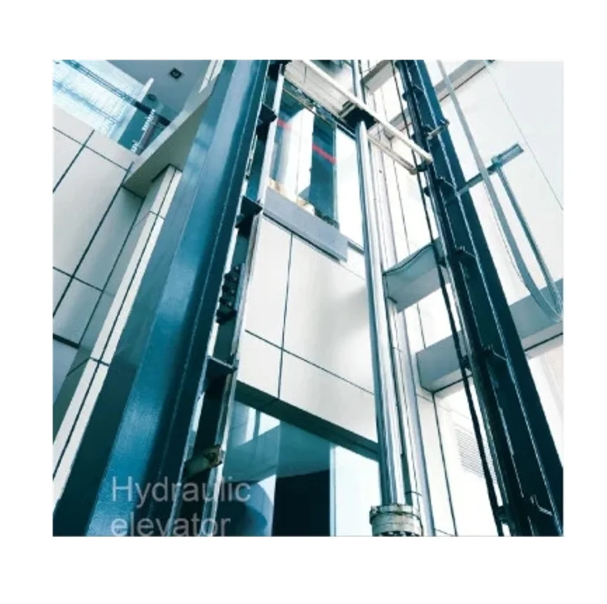 320KG 14m max Height Small Commercial Elevators 0.3m/s 8MT Capacity Hydraulic Cargo Lifts