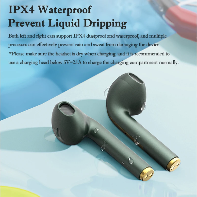 J18 наушники-вкладыши Tws с Bt наушники беспроводные True Wireless In-ear Беспроводные спортивные вкладыши